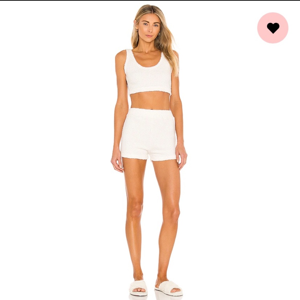 Cozy Fuzzy Short Set Lovers + Friends NWT